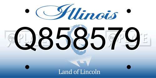 Q858579 Illinois License Plate