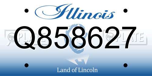 Q858627 Illinois License Plate
