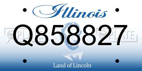 Q858827 Illinois License Plate