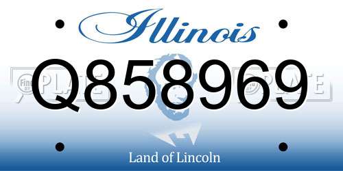 Q858969 Illinois License Plate