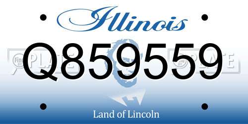 Q859559 Illinois License Plate