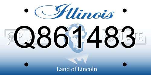 Q861483 Illinois License Plate
