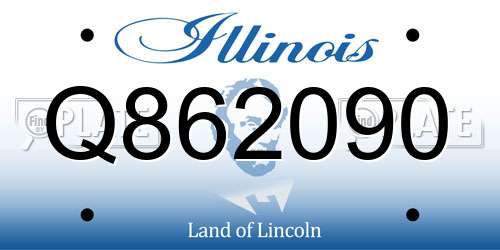 Q862090 Illinois License Plate