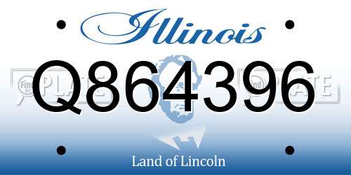 Q864396 Illinois License Plate