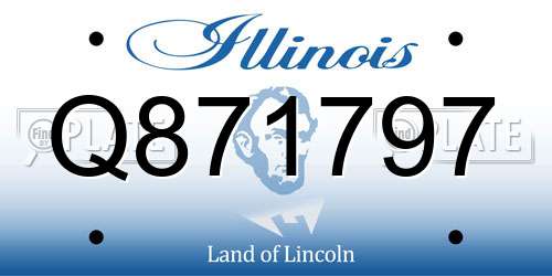 Q871797 Illinois License Plate