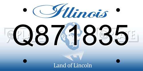 Q871835 Illinois License Plate
