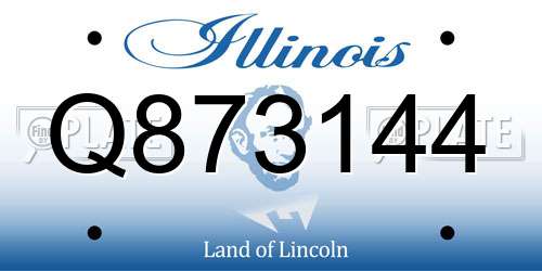 Q873144 Illinois License Plate