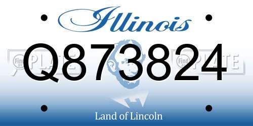 Q873824 Illinois License Plate