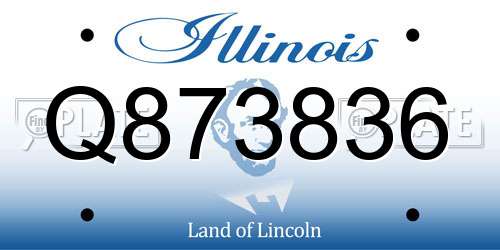 Q873836 Illinois License Plate