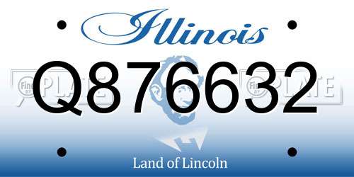 Q876632 Illinois License Plate