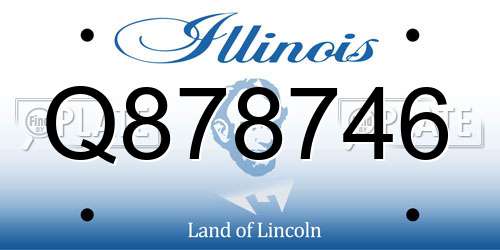 Q878746 Illinois License Plate