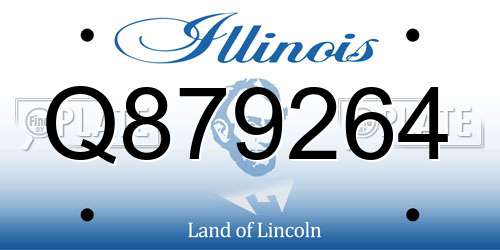 Q879264 Illinois License Plate