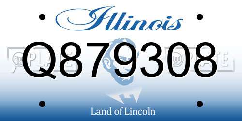 Q879308 Illinois License Plate