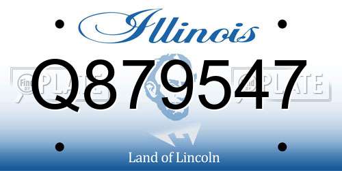 Q879547 Illinois License Plate