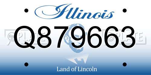 Q879663 Illinois License Plate