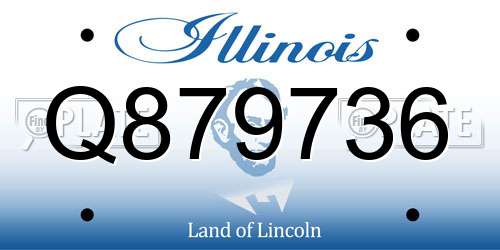 Q879736 Illinois License Plate