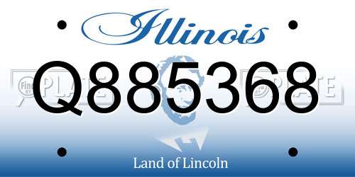 Q885368 Illinois License Plate