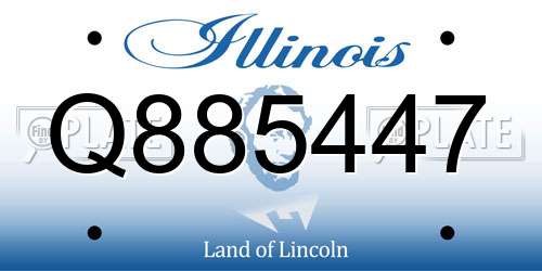 Q885447 Illinois License Plate