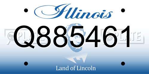 Q885461 Illinois License Plate