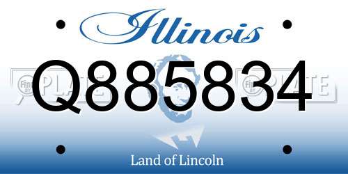 Q885834 Illinois License Plate