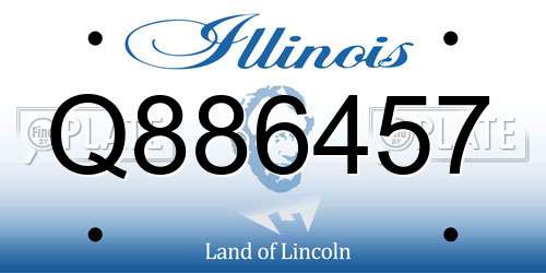 Q886457 Illinois License Plate