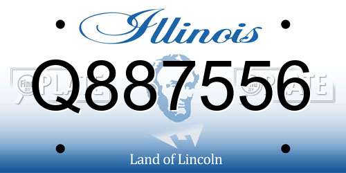Q887556 Illinois License Plate