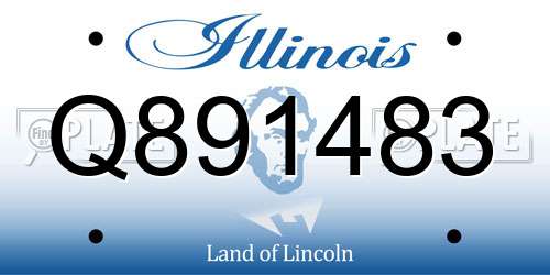 Q891483 Illinois License Plate