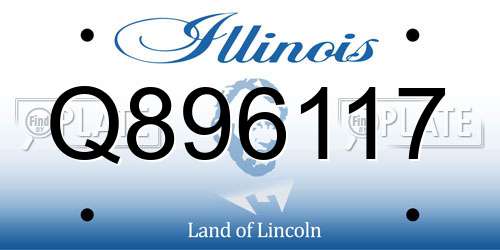 Q896117 Illinois License Plate