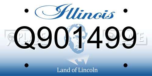 Q901499 Illinois License Plate