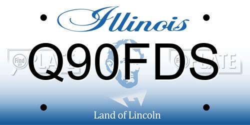 Q90FDS Illinois License Plate