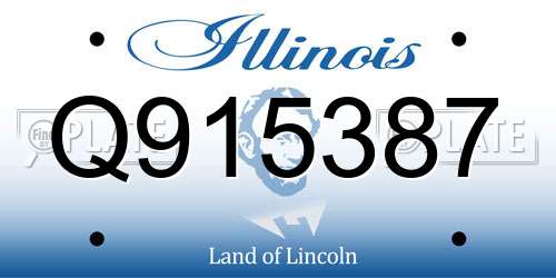 Q915387 Illinois License Plate