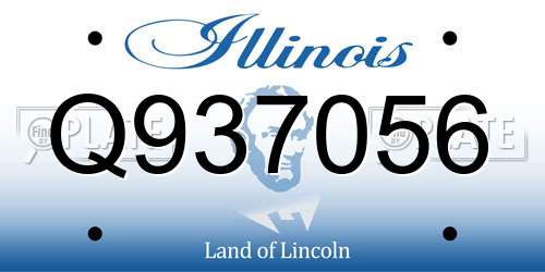 Q937056 Illinois License Plate