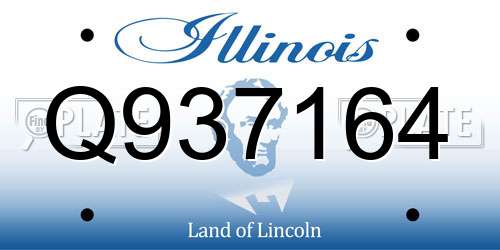 Q937164 Illinois License Plate
