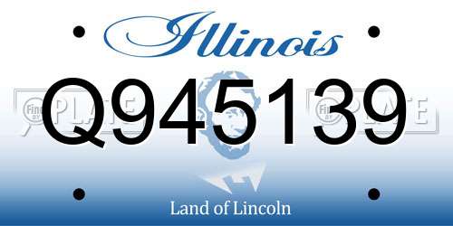 Q945139 Illinois License Plate