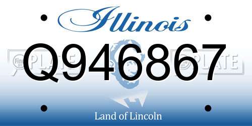 Q946867 Illinois License Plate