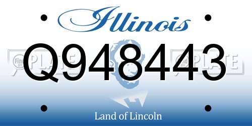 Q948443 Illinois License Plate