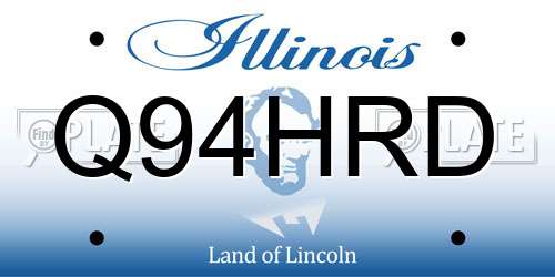 Q94HRD Illinois License Plate