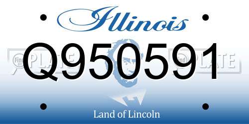 Q950591 Illinois License Plate