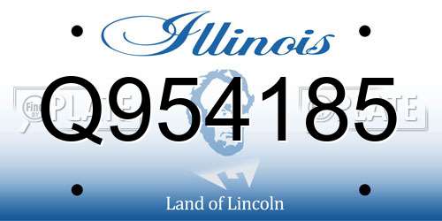 Q954185 Illinois License Plate