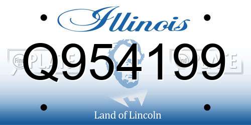 Q954199 Illinois License Plate