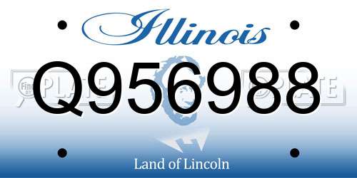 Q956988 Illinois License Plate