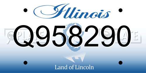 Q958290 Illinois License Plate
