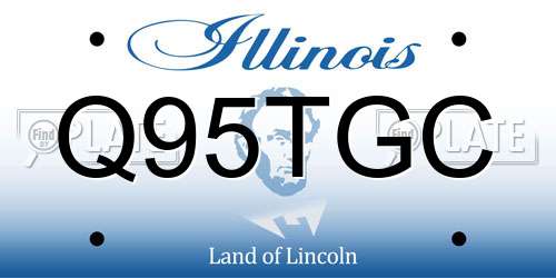 Q95TGC Illinois License Plate