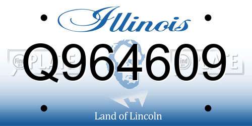 Q964609 Illinois License Plate