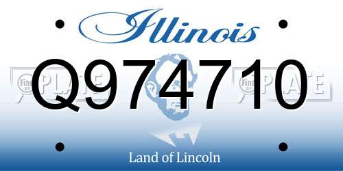 Q974710 Illinois License Plate