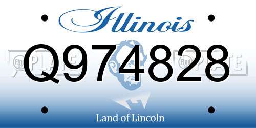 Q974828 Illinois License Plate