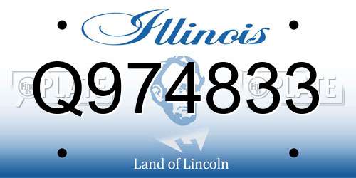 Q974833 Illinois License Plate