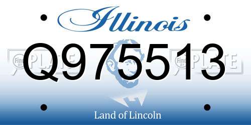 Q975513 Illinois License Plate