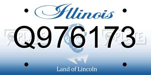 Q976173 Illinois License Plate