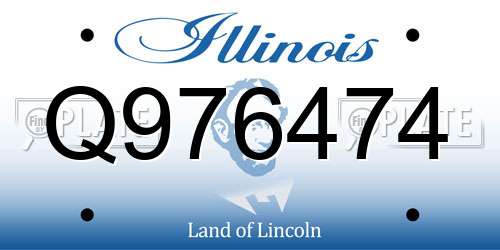 Q976474 Illinois License Plate
